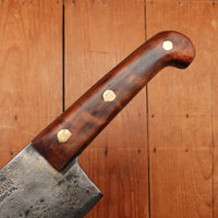 T R Mann 12” Lobster Splitter Heavy Chef Knife 1890-1930s? Spokane, Washington