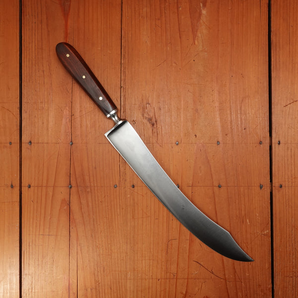 Foster Bros 10" Scimitar Slicer Carbon steel Rosewood USA 1880s