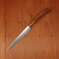 BC Historically Inaccurate J Russell 5.25" Paring Knife forged Carbon Steel Stag Handle USA