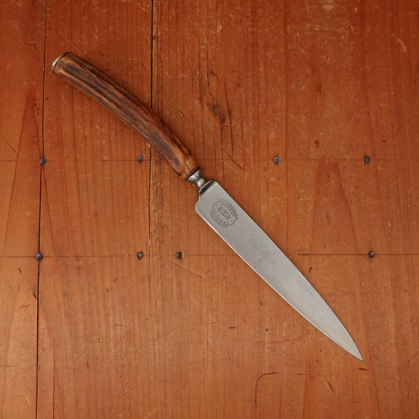 BC Historically Inaccurate J Russell 5.25" Paring Knife forged Carbon Steel Stag Handle USA