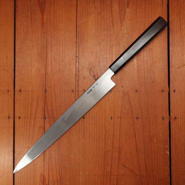 Hatsukokoro Nakagawa 300mm Yanagi Aogami 1 Damascus Ebony Buffalo Horn