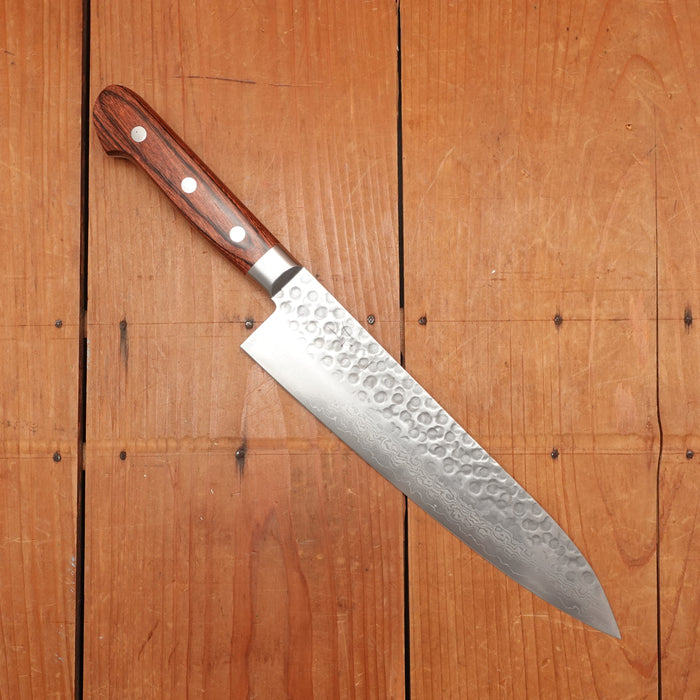 Hitohira HG 210mm Gyuto Stainless Suminagashi Tsuchime Western Handle