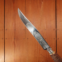 Wusthof 3pc Carving Set Stainless & Stag Solingen Germany 1950s-60s