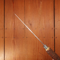 Wusthof 3pc Carving Set Stainless & Stag Solingen Germany 1950s-60s