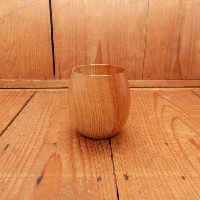 Keyaki Wood Handmade Japanese Cup