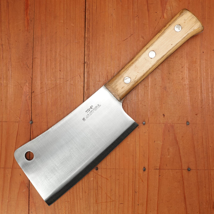 J.A. Henckels 6" Cleaver Carbon Steel 110-6" Solingen Germany 1950s-60s
