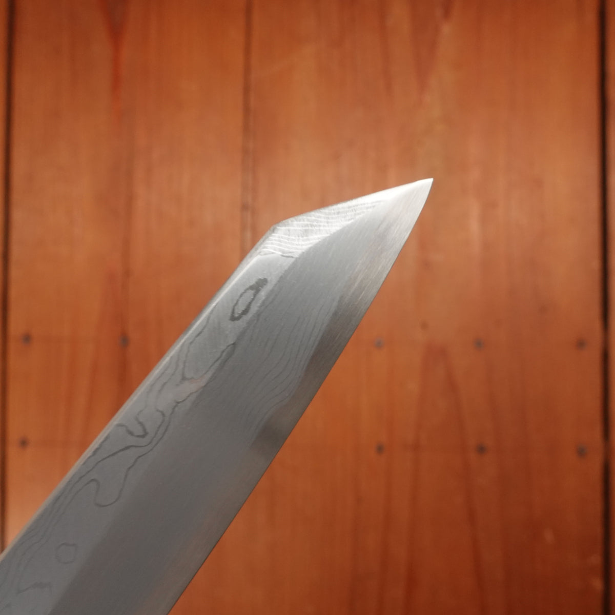 Hatsukokuro Nakagawa 270mm Kiritsuke Yanagi Aogami 1 Damascus Black Buffalo Horn