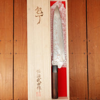 Trade In Saji Rainbow 240mm Gyuto Aogami 2 Damascus Rosewood