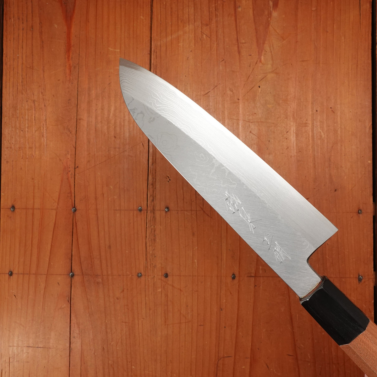 Tanabe Tatara 165mm Santoku Single Bevel Suminagashi Tamahagane Yamazuka