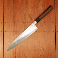 Trade In Saji Rainbow 240mm Gyuto Aogami 2 Damascus Rosewood
