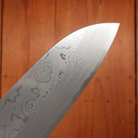 Tanabe Tatara 165mm Santoku Single Bevel Suminagashi Tamahagane Yamazuka