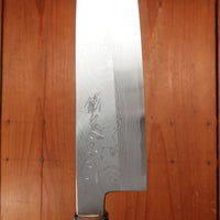 Tanabe Tatara 165mm Santoku Single Bevel Suminagashi Tamahagane Yamazuka