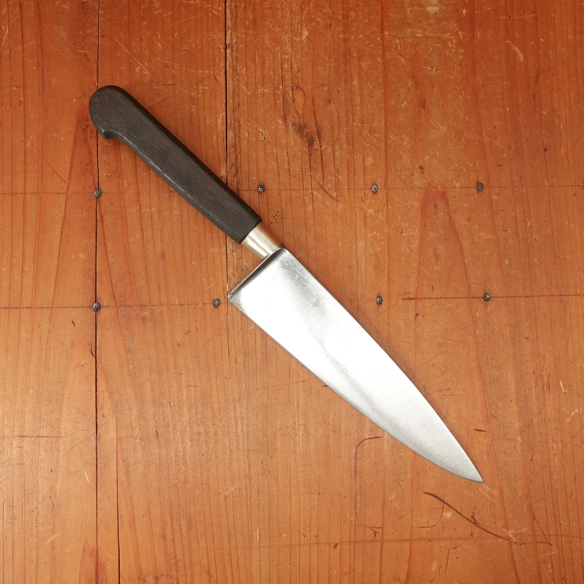 Edward Weck Nogent / Cuisine Massif 6.5" Chef Knife Carbon Steel Rosewood France 1920s-30s