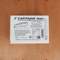 Capitaine Nat' Sardines in Organic Lemon Basil Marinade without Oil - 115g