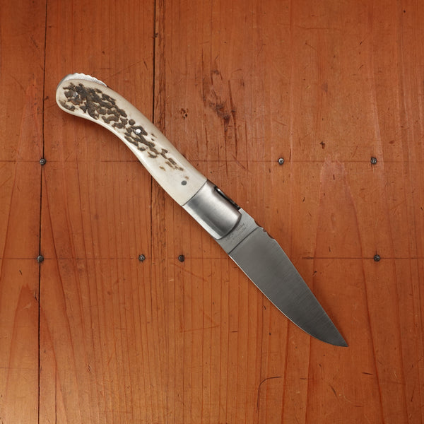 Fontenille Pataud Laguiole Sport 13cm Pocket Knife Stainless Lockback Stag Horn