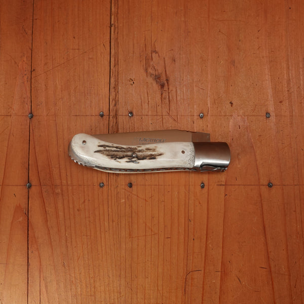 Fontenille Pataud Laguiole Sport 13cm Pocket Knife Stainless Lockback Stag Horn