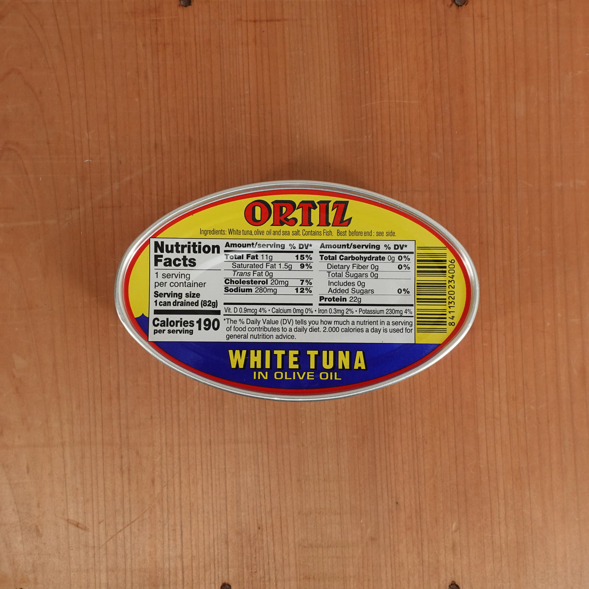 Ortiz El Velero White Tuna In Olive OIl - 3.95oz