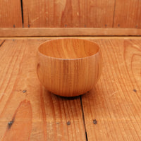 Keyaki Wood Marunomi Handmade Japanese Tea Cup