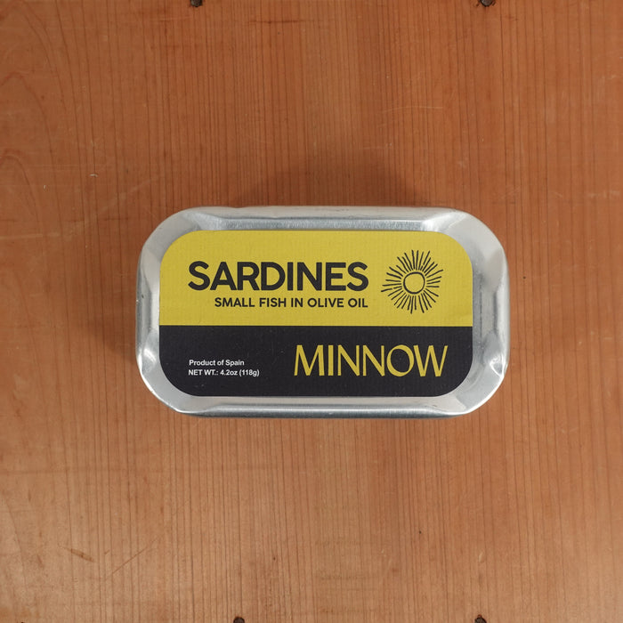 Minnow Spanish Small Sardines in Olive Oil - 4.2oz