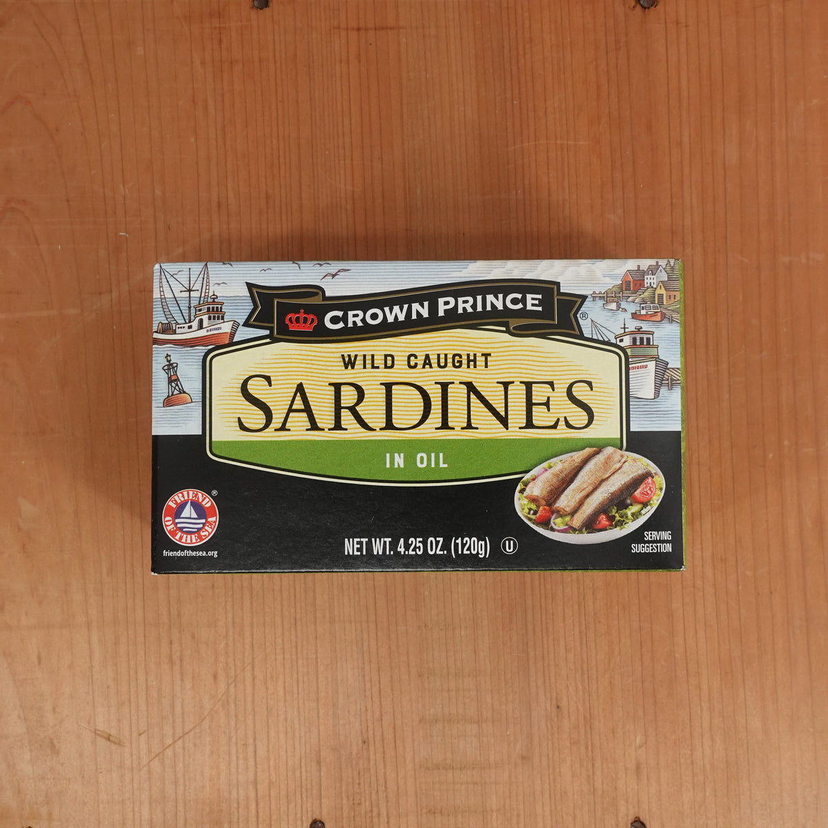 Crown Prince Wild Caught Sardines in Oil - 4.25oz