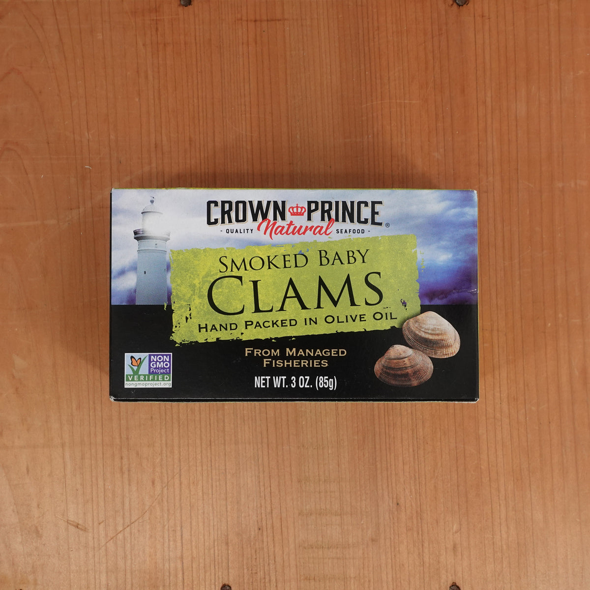 Crown Prince Natural Smoked Baby Clams - 3oz