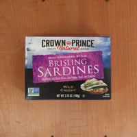 Crown Prince Natural Mediterranean Style Brisling Sardines - 3.75oz