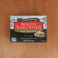 Crown Prince Brisling Sardines in Extra Virgin Olive Oil - 3.75oz