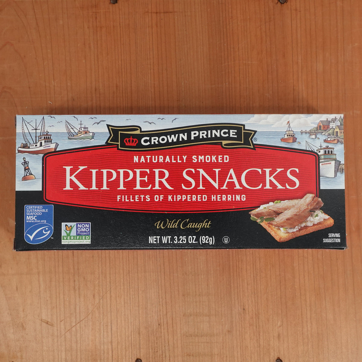 Crown Prince Naturally Smoked Kipper Snacks - 3.25oz