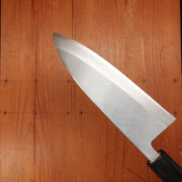 Hitohira Kikuchiyo Manzo 165mm Deba Shirogami 3 Ho Wood (D-Shape)