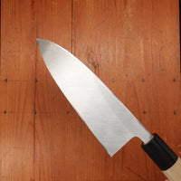 Hitohira Kikuchiyo Manzo 165mm Deba Shirogami 3 Ho Wood (D-Shape)