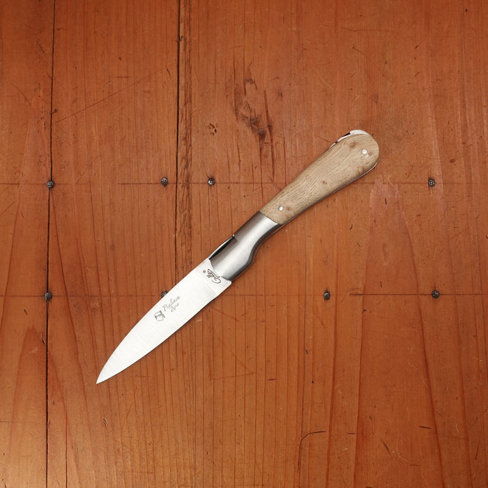 Fontenille Pataud Pialincu 10.5cm Pocket Knife Ash Burl Lockback