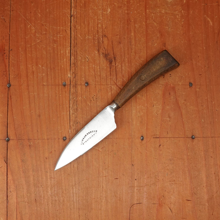 BC Historically Inaccurate Corsan, Denton, Burdekin & Co  3.25" Paring Knife Shear Carbon Steel Horn Handle Sheffield 1850s