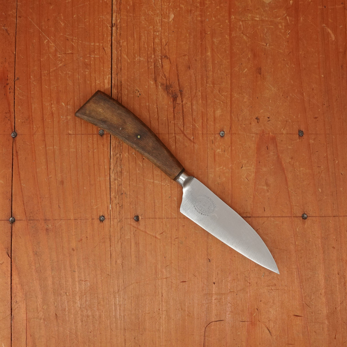 BC Historically Inaccurate Corsan, Denton, Burdekin & Co  3.25" Paring Knife Shear Carbon Steel Horn Handle Sheffield 1850s