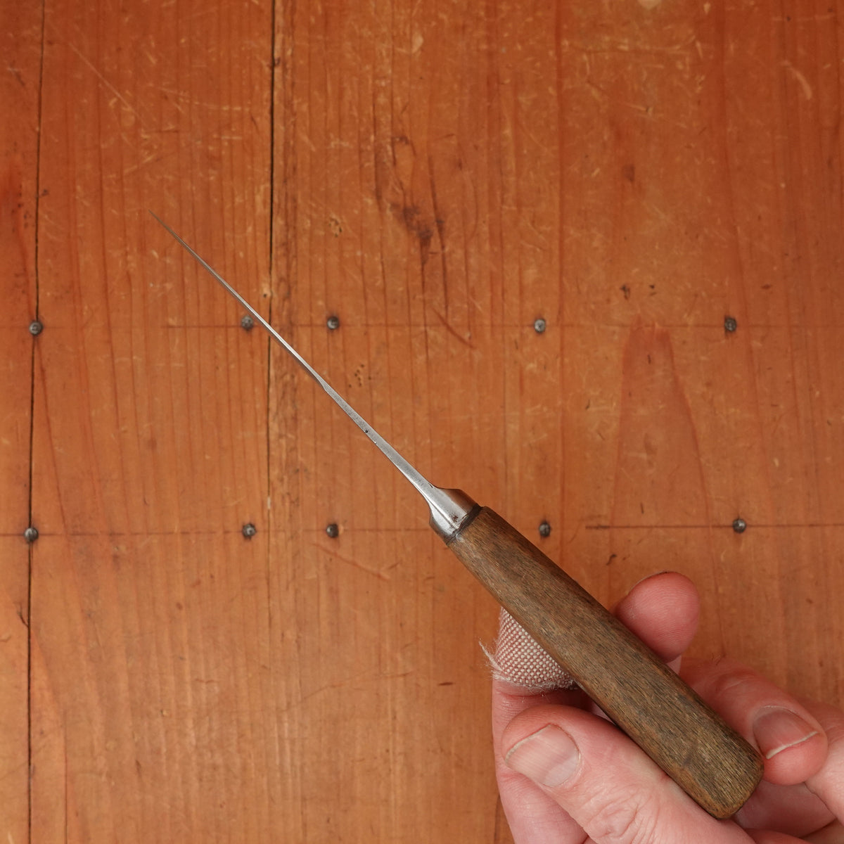 BC Historically Inaccurate Corsan, Denton, Burdekin & Co  3.25" Paring Knife Shear Carbon Steel Horn Handle Sheffield 1850s