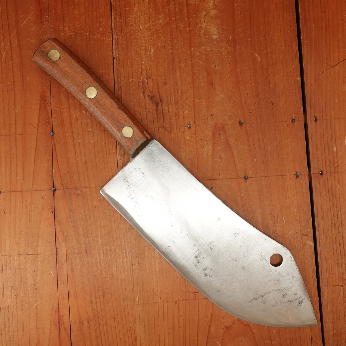 Harris & Sons 10.5" Lambsplitter Carbon Steel Beechwood USA 1920s-30s?