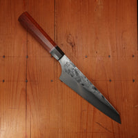 Alma Knife Co. 180mm Kiritsuke Gyuto Hand Forged 52100 Wa Bloodwood / African Blackwood / G10 Handle