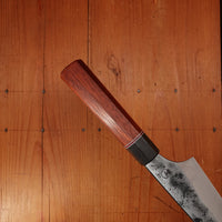 Alma Knife Co. 180mm Kiritsuke Gyuto Hand Forged 52100 Wa Bloodwood / African Blackwood / G10 Handle