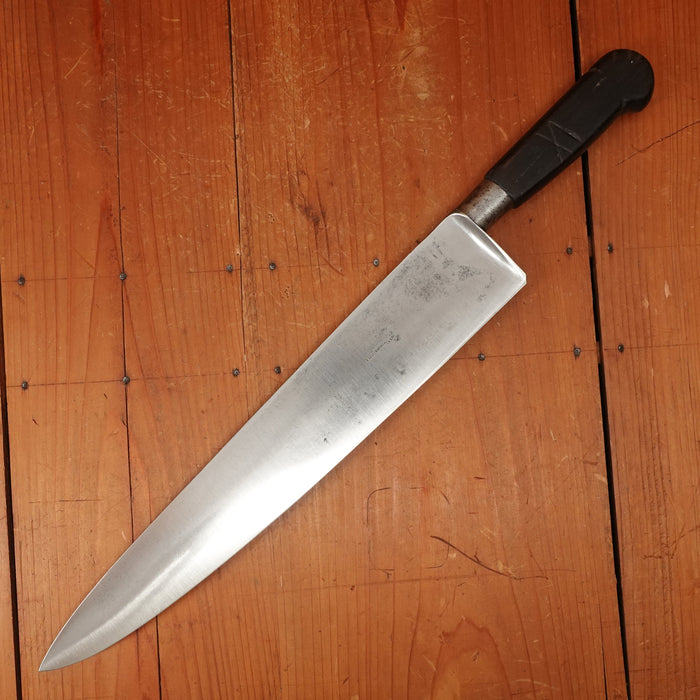 La Trompette 13.5" Nogent Style Chef Knife Paris *Pre-1891* Pre-Dufresne/Pouzet/Sabatier