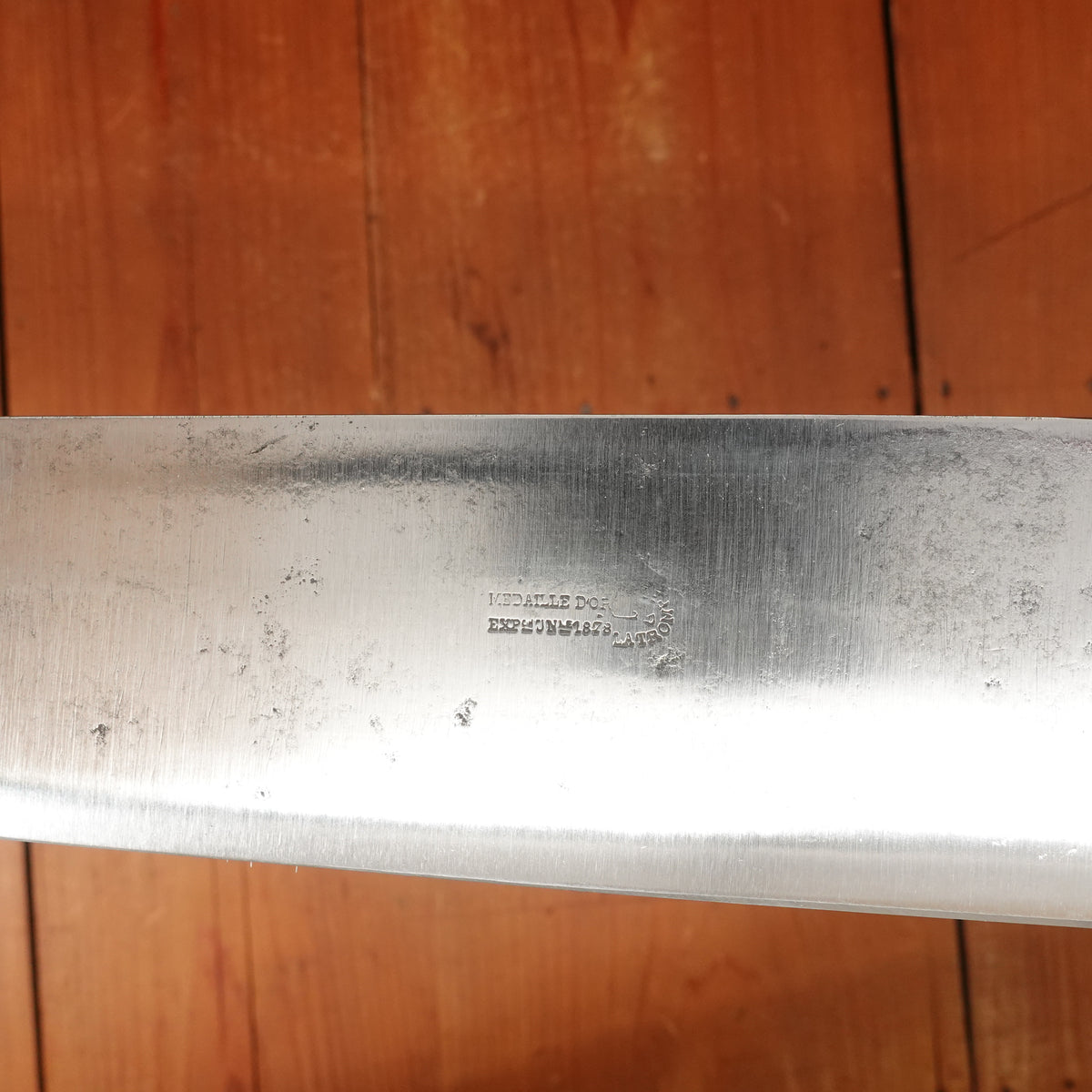 La Trompette 13.5" Nogent Style Chef Knife Paris *Pre-1891* Pre-Dufresne/Pouzet/Sabatier