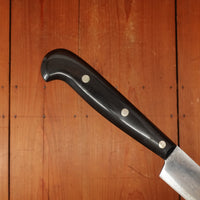 Pre-WW2 Dexter Harrington Cutlery Co. 12" Slicer Carbon Steel Gutta Percha Southbridge Mass 1902-30s