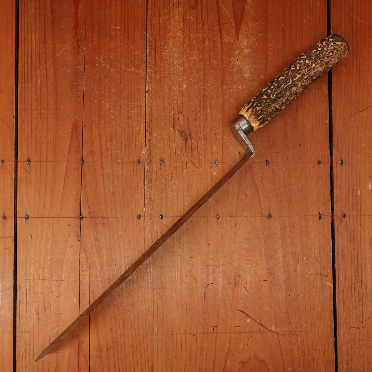 M Hunter & Son 12" Offset Oatcake / Havercake Knife Sheffield 1850s-80s