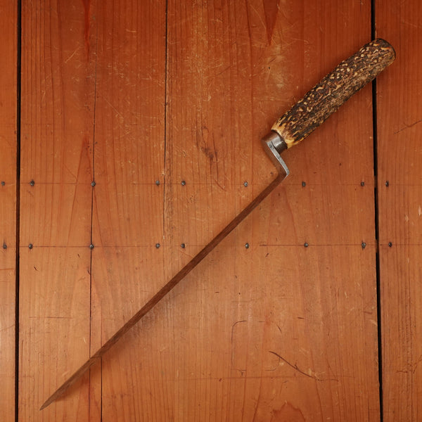 M Hunter & Son 12" Offset Oatcake / Havercake Knife Sheffield 1850s-80s