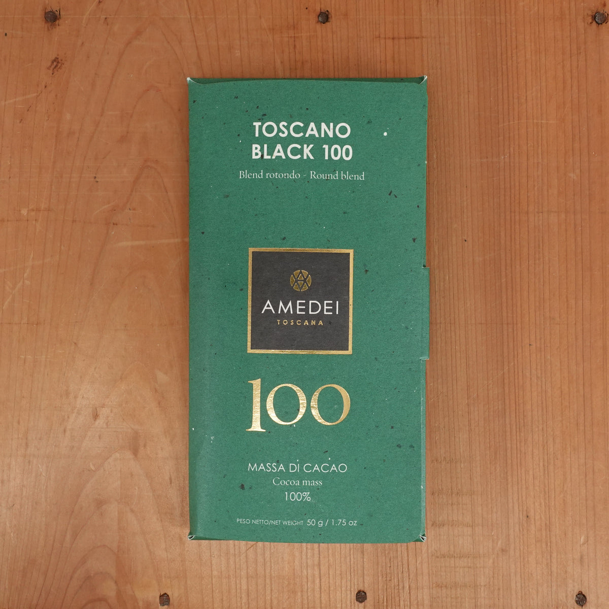 Amedei Toscano Black 100% Chocolate - 50g
