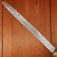 M Hunter & Son 12" Offset Oatcake / Havercake Knife Sheffield 1850s-80s