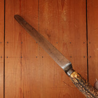 M Hunter & Son 12" Offset Oatcake / Havercake Knife Sheffield 1850s-80s