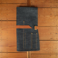 Kaneshige Hamono Denim Knife Roll - 5 Pockets