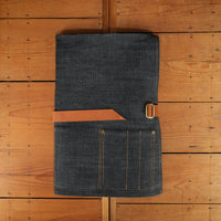 Kaneshige Hamono Denim Knife Roll - 9 Pockets