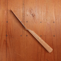 Gestura 4.25" Esa Offset Spatula Stainless Octagonal Oak Handle