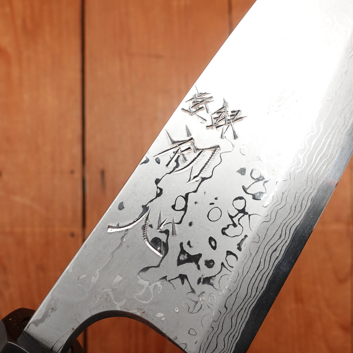 Hatsukokoro Yoshihiro Yauji 165mm Deba Aogami 2 Damascus Ebony Handle