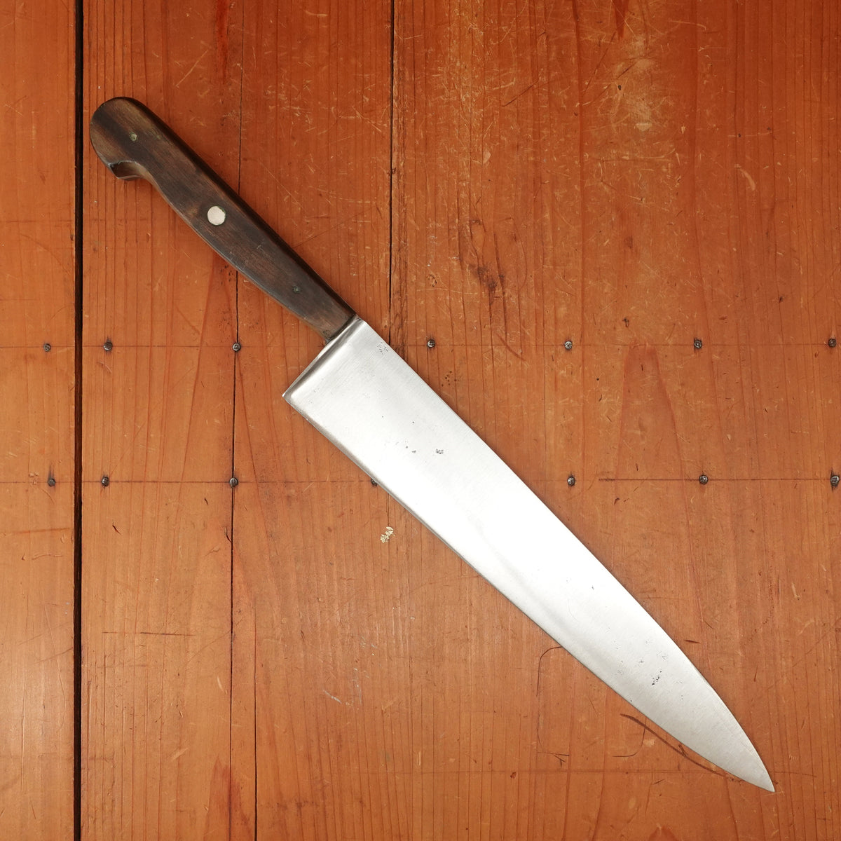 Vintage J A Henckels 10.5" Chef Knife 102-10" Carbon Steel Solingen, Germany Pre-WW2?